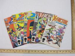 Five Copper Age Comic Books Issues of X-Factor Nos. 5, 9, 10, 12 & 14 (June 1986-March 1987), Marvel