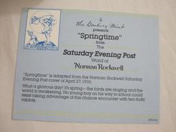 The Danbury Mint presents "Springtime" from the Saturday Evening Post World of Norman Rockwell