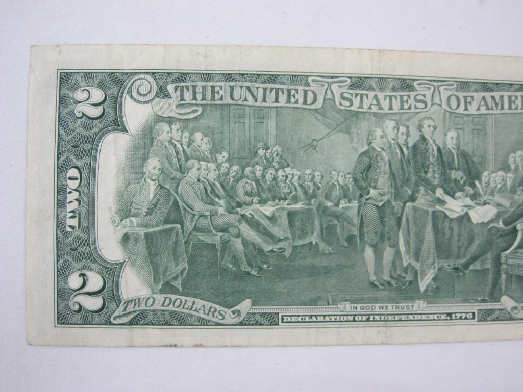 Two Bicentennial Two Dollar Bills, C04279791A and C04961554A