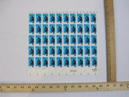 Full Sheet of 50 1971 8-cent Prevent Drug Abuse US Postage Stamps, Scott #1438