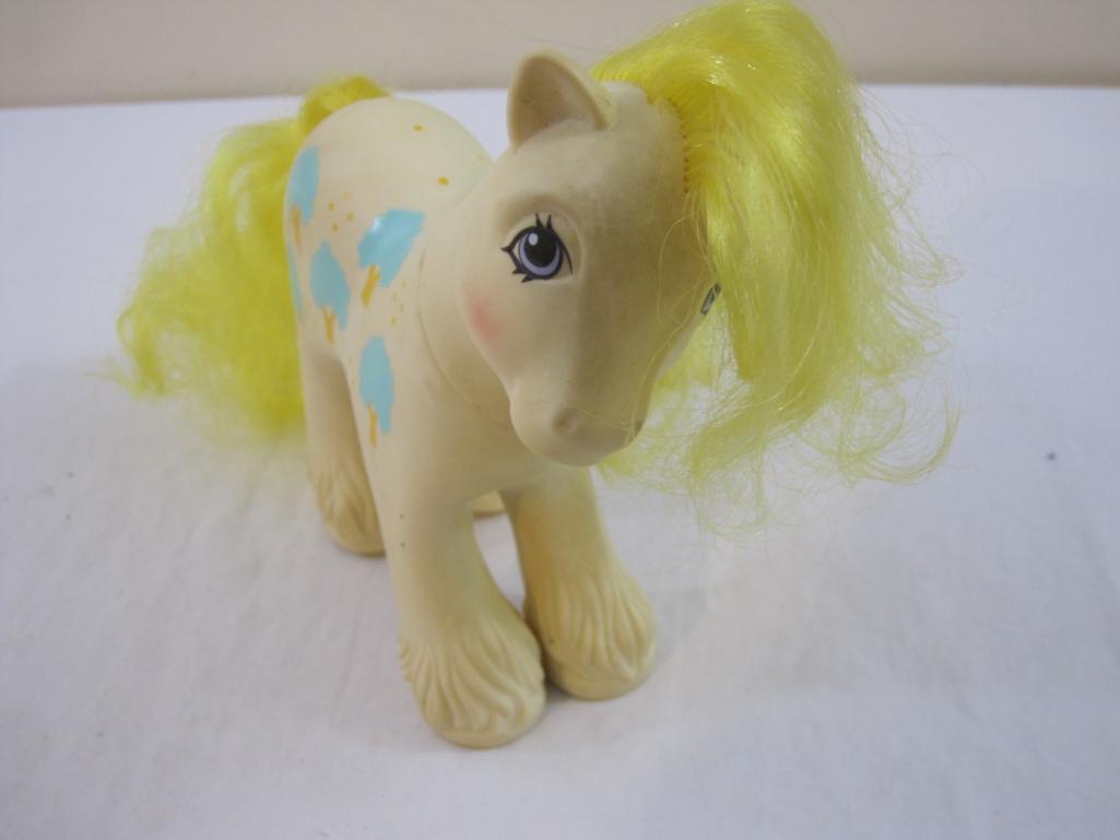 Lot of 4 My Little Pony Dolls from 1987 Hasbro Inc, 10 oz