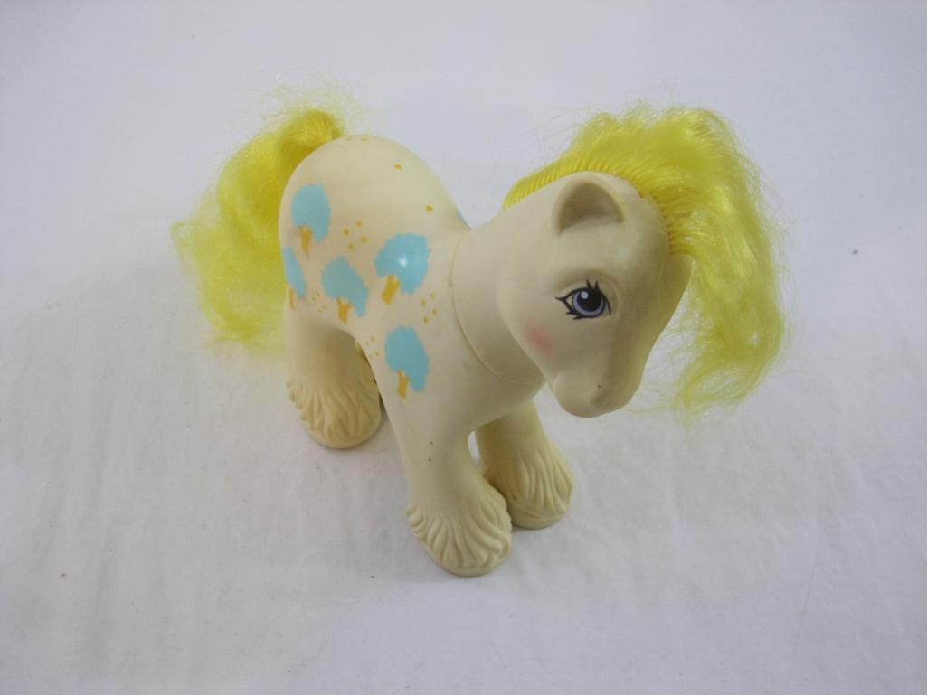 Lot of 4 My Little Pony Dolls from 1987 Hasbro Inc, 10 oz