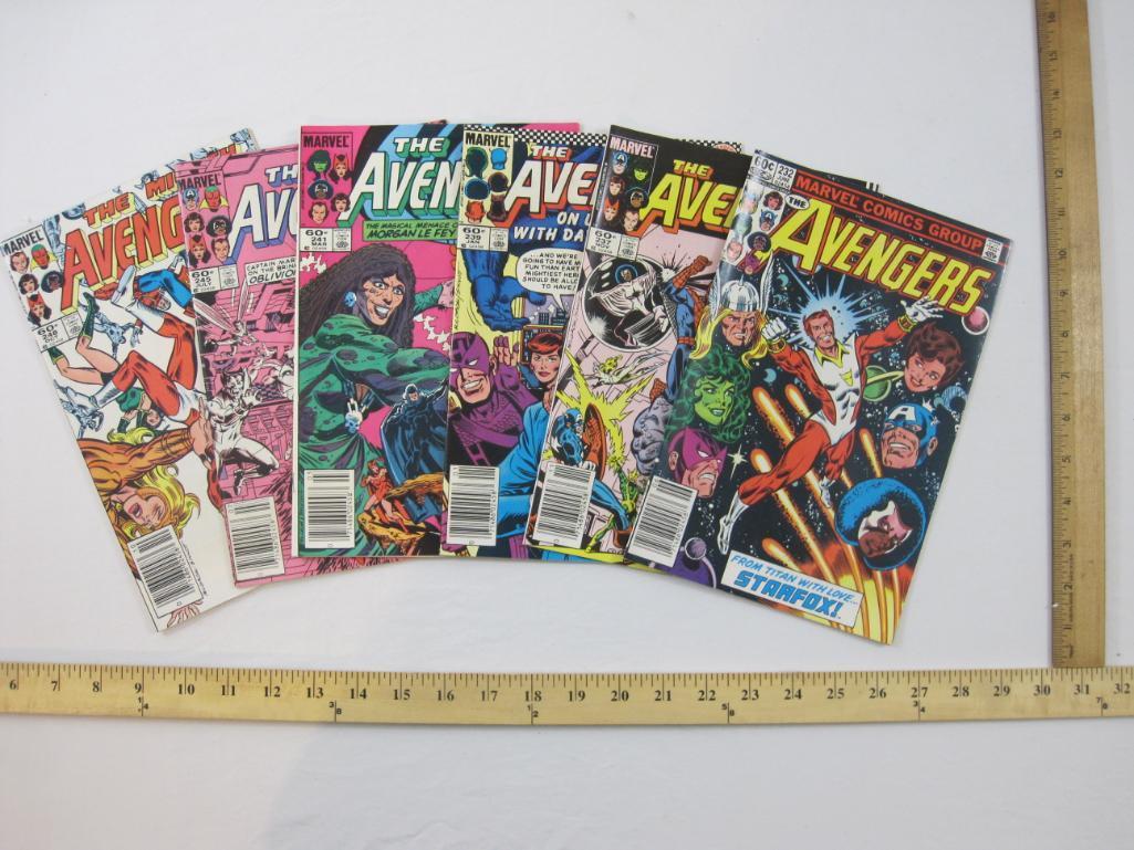 Six Bronze Age The Avengers Comic Books Nos. 232 (June 1983), 237 (Nov 1983), 239 (Jan 1984), 241