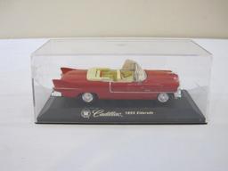 1955 Cadillac Eldorado Model Car in Display Case, New Ray 2000, 6 oz