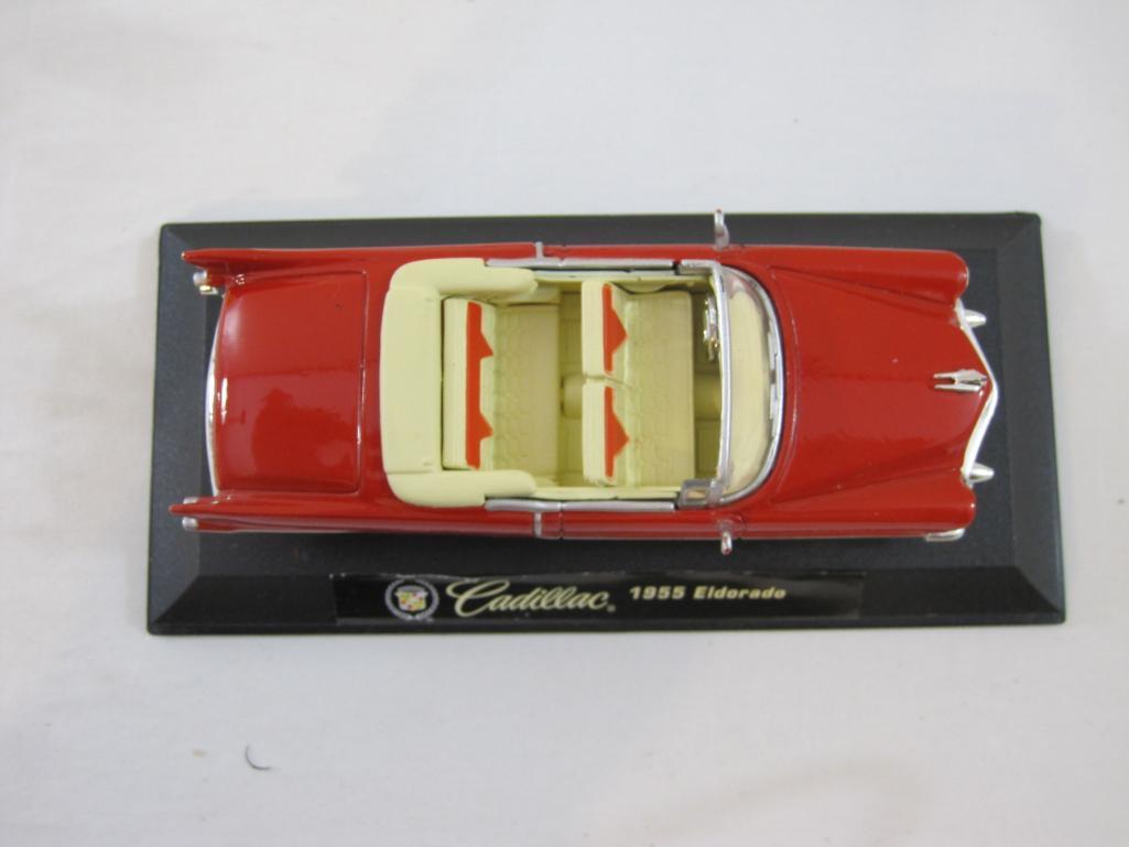 1955 Cadillac Eldorado Model Car in Display Case, New Ray 2000, 6 oz