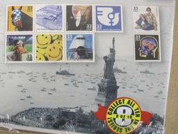 1970s Celebrate the Century Full Pane of Postage Stamps, 1999