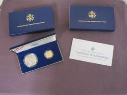 United States Constitution Coin Set includes a 1987 Constitution Proof Silver Dollar (90 percent