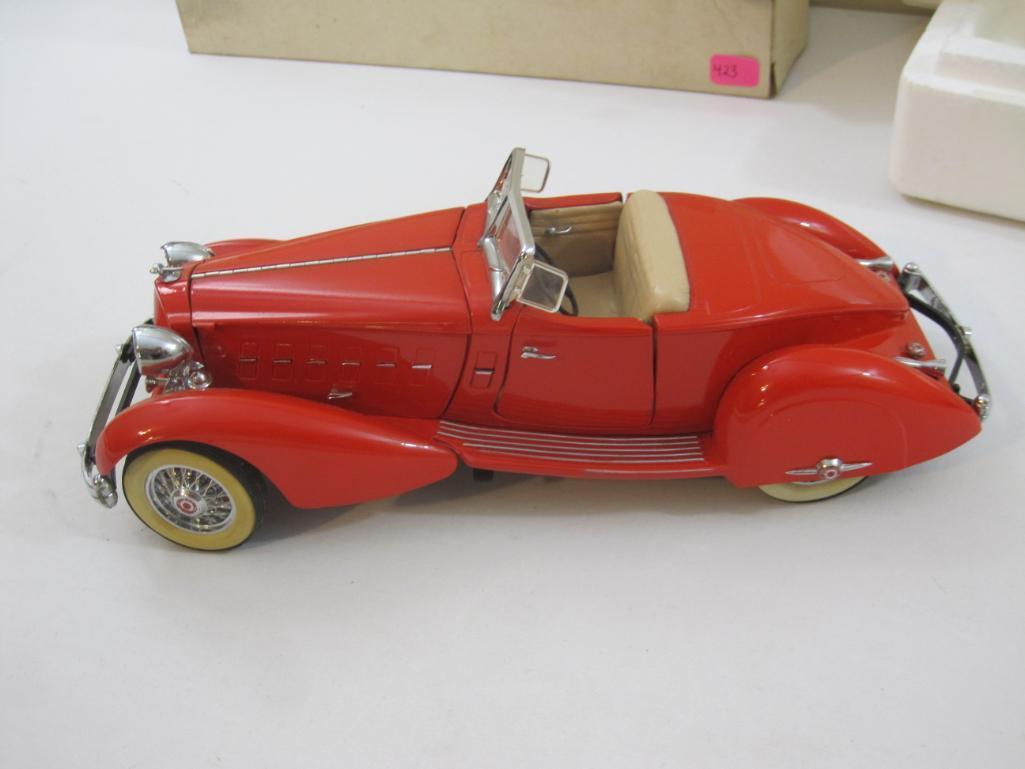 1934 Packard V-12 LeBaron Speedster Die Cast Model Car, The Danbury Mint, with box, 2 lbs