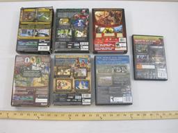 Lot of PC Computer Games including Age of Conan, Medieval II Total War Kingdoms, Titan Quest and