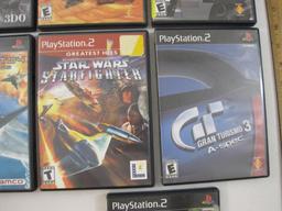 Lot of 11 Video Games including PS2 XIII, Gran Turismo 3 & 4, Ace Combat 4 & 5, Tom Clancey's