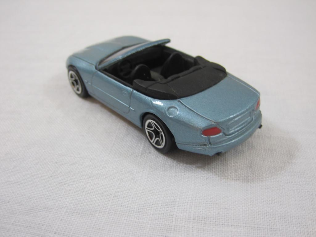 Six Blue Matchbox Cars from 1990s, 9 oz