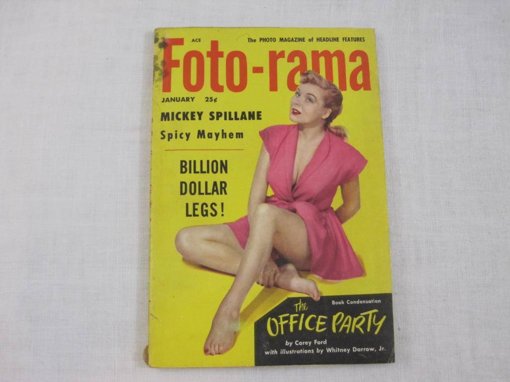 Five 1950s Pin-Up Magazines including Scoop!, Brief, Foto-rama and Picture Scope, 1 lb 2 oz