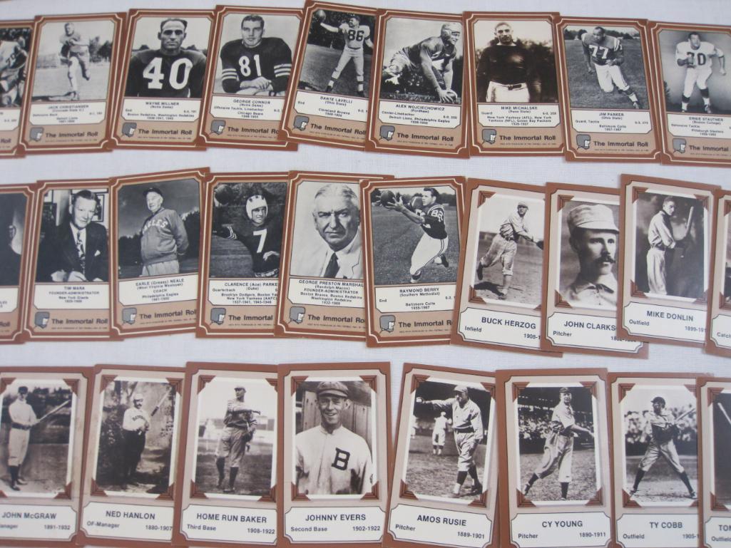 Lot of 1974 Pioneers of Baseball Trading Cards, Fleer/RG Laughlin 1974, 4 oz