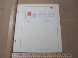 Case & Tallman 40 Dollar Receipt 1868