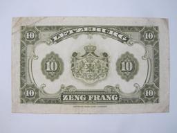 Lot of Foreign Paper Currency from Luxenbourg