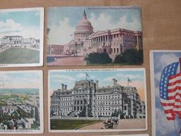 Lot of Washington DC postcards, including the Capitol Building, the New Post Office and Union