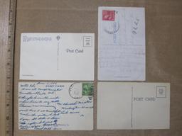 Four Pennsylvania postcards, including Moutain Scenery?.leading to Emporium, Lock Haven and