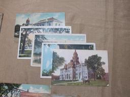 10 Antique Illinois Postcards includes Government Bridge across the Mississsippi River , Rock Island