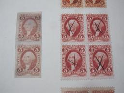 Cancelled 1860's and 1870's 2 cent and 5 cent US Stamps
