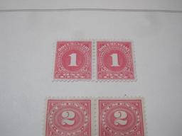 US 1 Cent , 5/8 Cent , 1/4 Cent Stamps