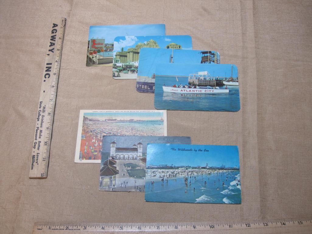 Lot Of Antique New Jersey Shore Postcards includes Atlantic City, Wildwood