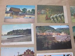 Lot of 14 Vintage Asian Postcards from Bangkok, Taipei and more