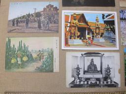 Lot of 14 Vintage Asian Postcards from Bangkok, Taipei and more