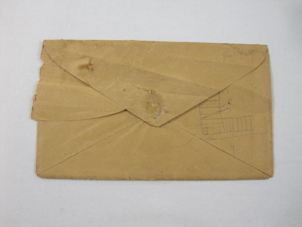 Five 1800s Postmarked Envelopes and Correspondence