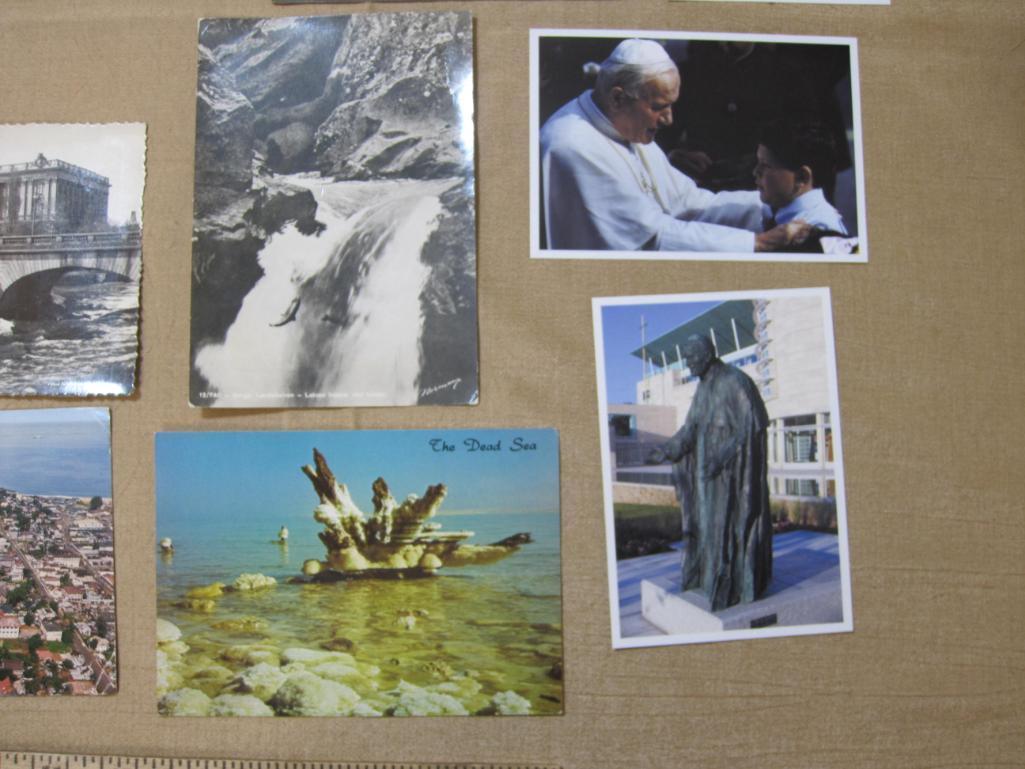 Lot of 15 Vintage Postcards from Liberia, Pope John Paul II and more