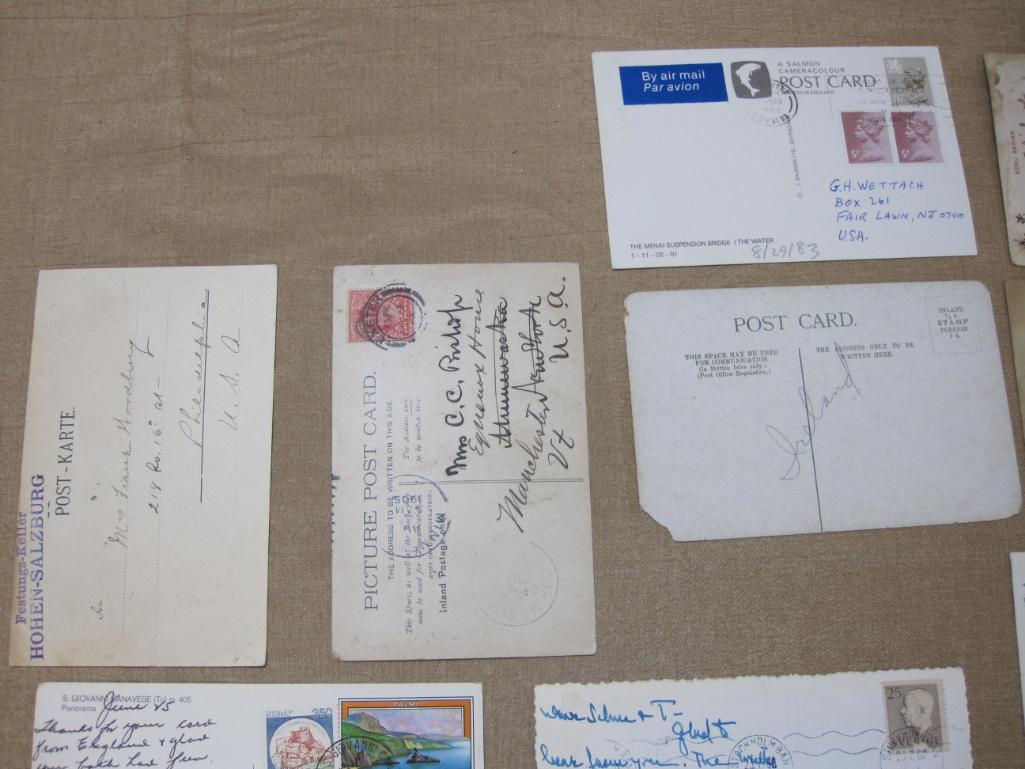 Lot of 15 Vintage Postcards from Liberia, Pope John Paul II and more