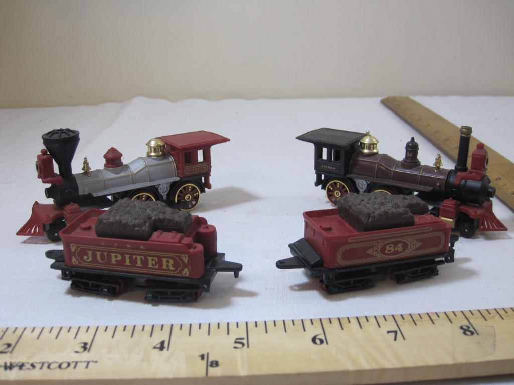 Two High Speed Locomotives and Coal Tenders Jupiter and NO. 84, 11 oz