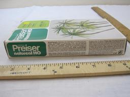 Original Preiser Natural HO Scale 4 Palm Tree Kit, unassembled in original box, 5 oz