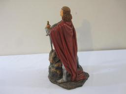 King Arthur Sword in Stone Resin Figure Display, 2 lbs