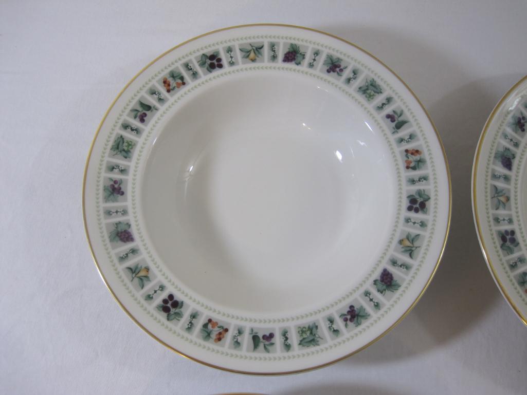 Set of 4 Royal Doulton Tapestry Fine China Soup Bowls, 9" diameter, excellent condition, 3 lbs 5 oz