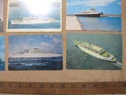 Ship Post Cards including the S.S Argentina and S.S Atlantic