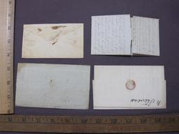 1830s-1840s correspondence from Massachusetts with 3 cent postage