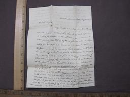 1830s-1840s correspondence from Massachusetts with 3 cent postage