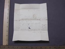 Massachusetts vintage correspondence from the 1840s