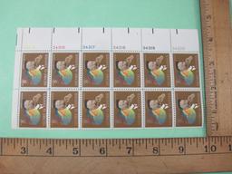Large Block of 12 Henry O. Tanner 8-Cent US Postage Stamps, Scott #1486