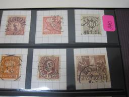 Stamps from Sweden, 1890's through 1930's, Bredbyn, Bjorkfors, Bettna, Bastad and others, 2oz