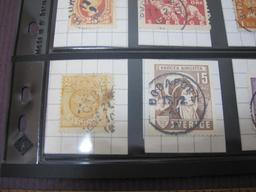 Stamps from Sweden, 1890's through 1930's, Bredbyn, Bjorkfors, Bettna, Bastad and others, 2oz