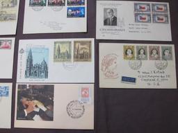 Foreign First Day Covers, including some from 1940s and 1950s: Norway, Fiji, Czechoslovakia, Ghana
