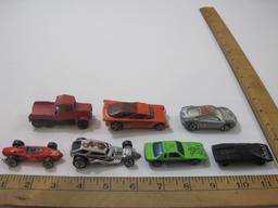 7 Miniature Cars from Hot Wheels and more including SWAT car and others