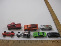 7 Miniature Cars from Hot Wheels and more including SWAT car and others