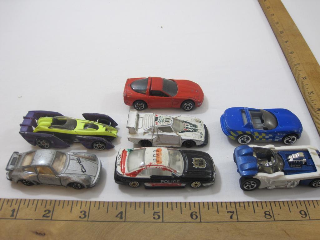 Lot of 7 Miniature Cars from Lancia, Hot Wheels, Matchbox and more