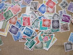 Lot of mostly canceled stamps from the German Democratic Republic