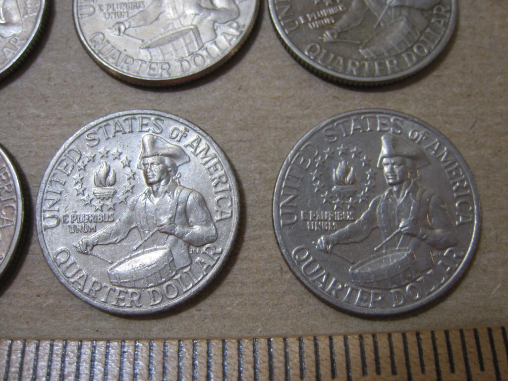 Twelve US 1976 1776-1976 Bicentenial Quarters