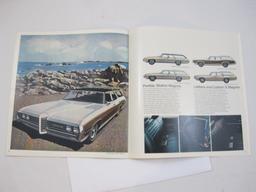 1969 Pontiac 28 Page Sales Brochure, features GTO, Bonneville, Firebird, Safari and other vintage