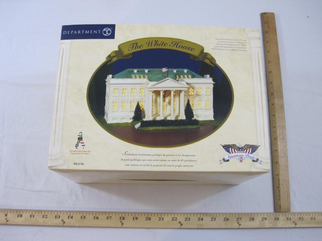 Department 56 The White House, American Pride Collection, in original box, 4 lbs 14 oz