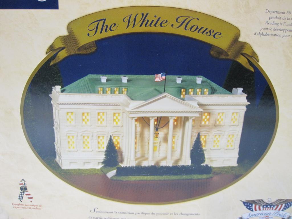 Department 56 The White House, American Pride Collection, in original box, 4 lbs 14 oz